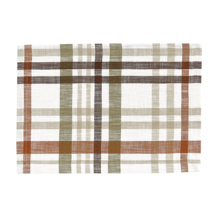 Autumn Plaid Placemat Set • Coastal Compass Home Decor