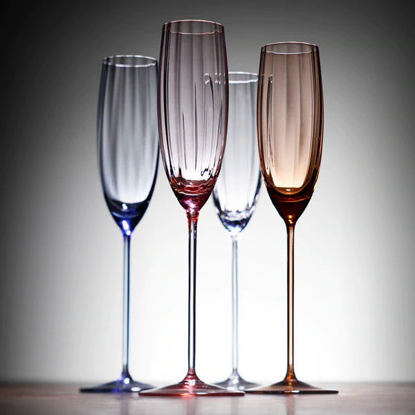 Coastal Champagne Glasses • Coastal Compass Home Decor