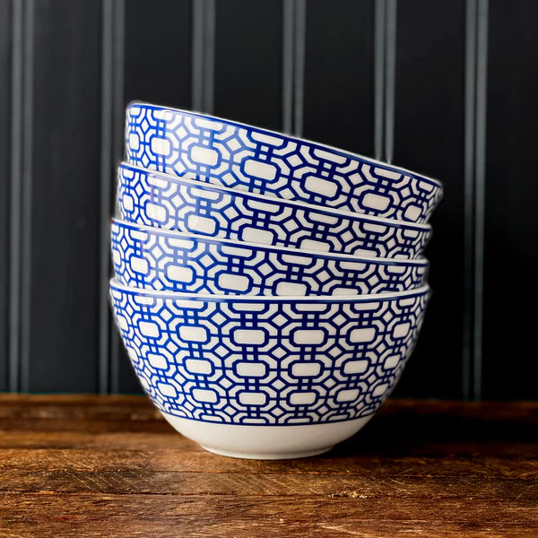 Bandon Garden Gate Tall Cereal Bowl • Coastal Compass Home Decor