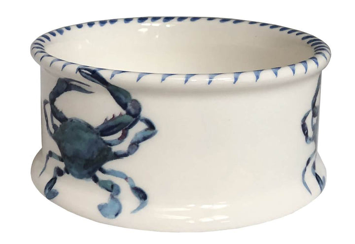 Blue Crab Wine Bottle Coaster | The Coastal Compass Home Decor