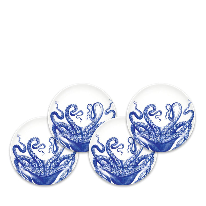 Blue Lucia Appetizer Plate | Coastal Compass Home Decor