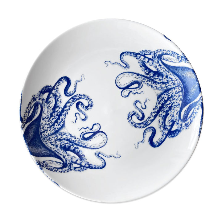 Blue Lucia Dinner Plate | Coastal Compass Home Decor