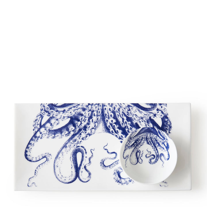 Blue Lucia Large Sushi Tray | Coastal Compass