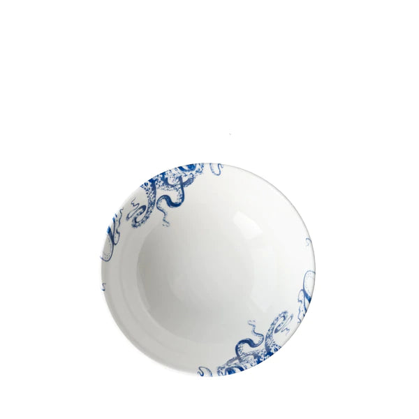 Blue Lucia Tall Cereal Bowl • Coastal Compass Home Decor