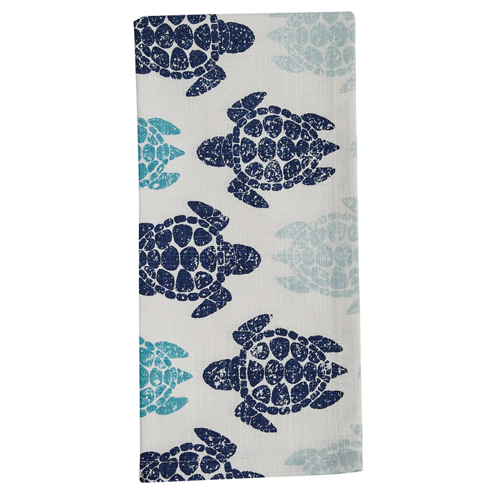Blue Turtles Dishtowel • Coastal Compass Home Decor