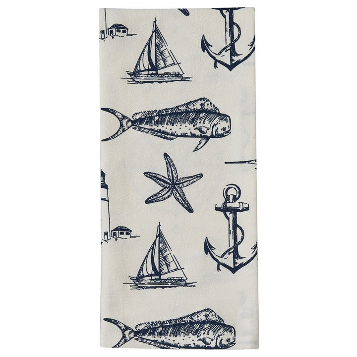 Captain's Quarters Dishtowel - Set of 2