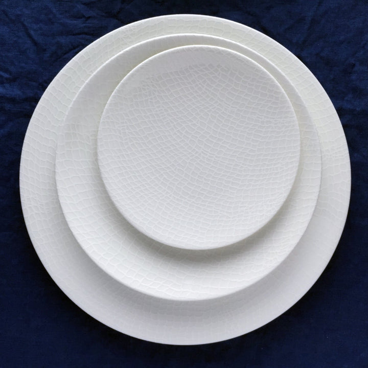 Catch White Plate Set - Coastal Compass Home Decor