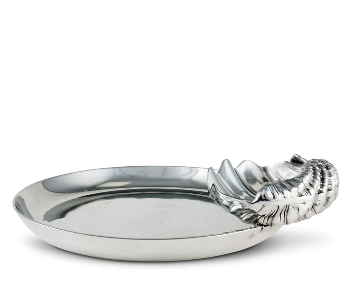 Chip & Dip Clam Shell Server - Coastal Compass Home Decor