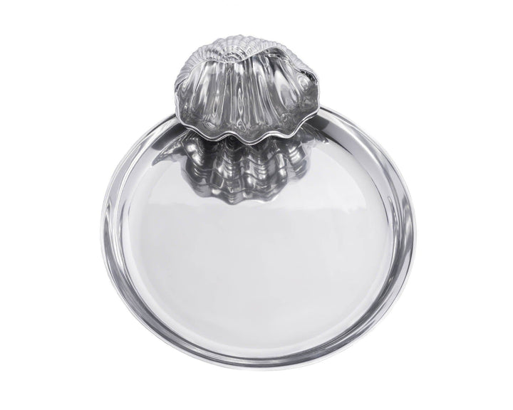 Chip & Dip Clam Shell Server - Coastal Compass Home Decor