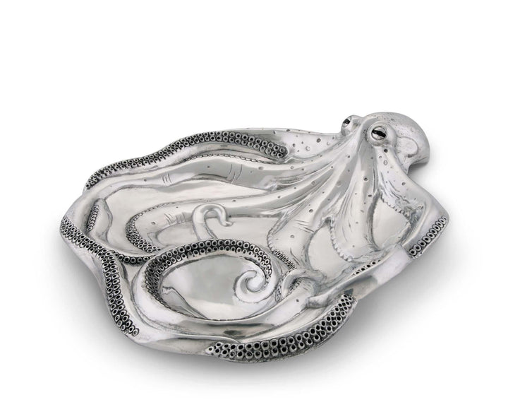 Chip & Dip Octopus Tray - Coastal Compass Home Decor