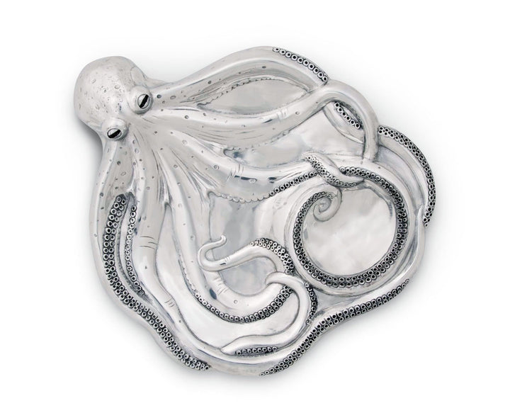 Chip & Dip Octopus Tray - Coastal Compass Home Decor