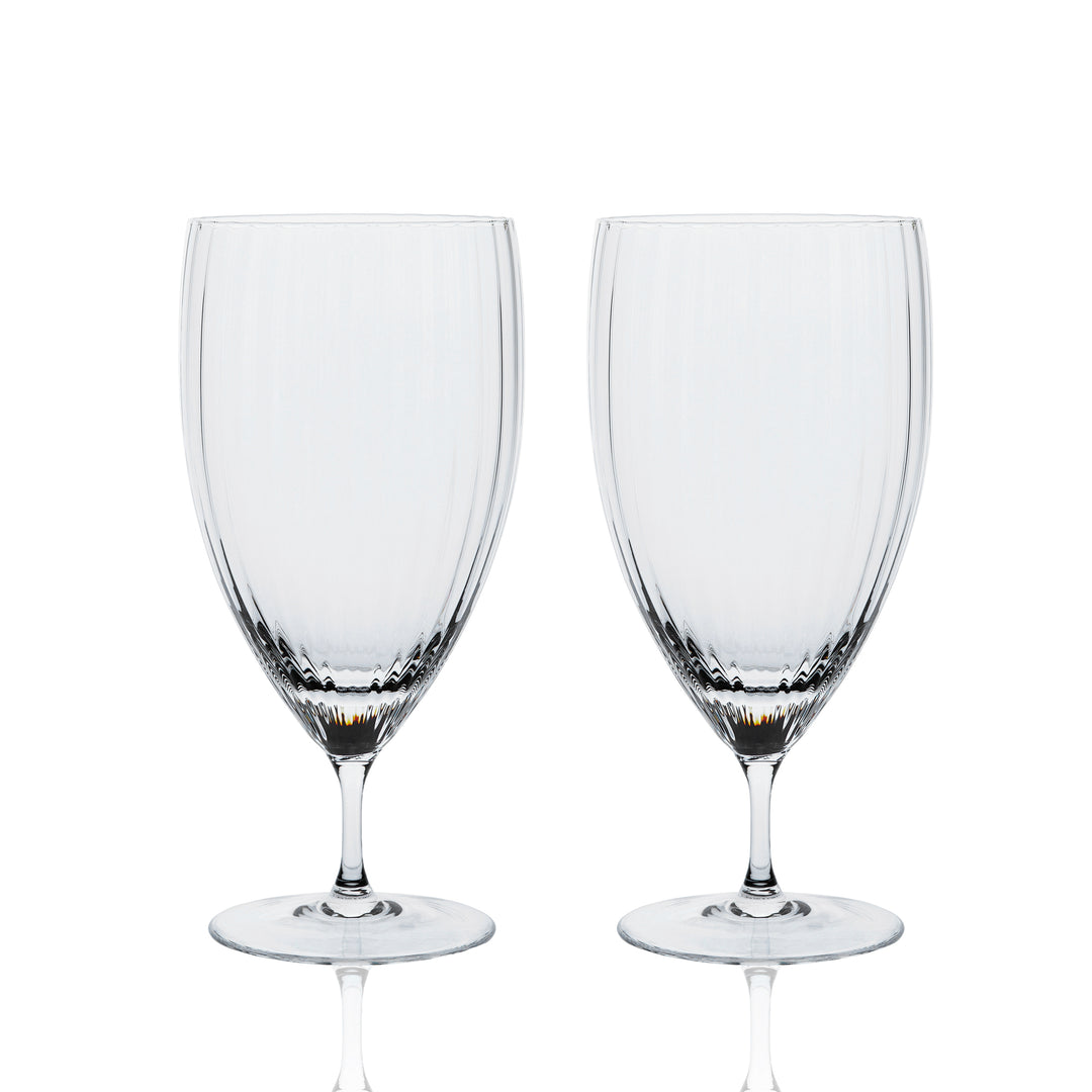 Costa Clear Everyday Glasses Set/2 • Coastal Compass Home Decor
