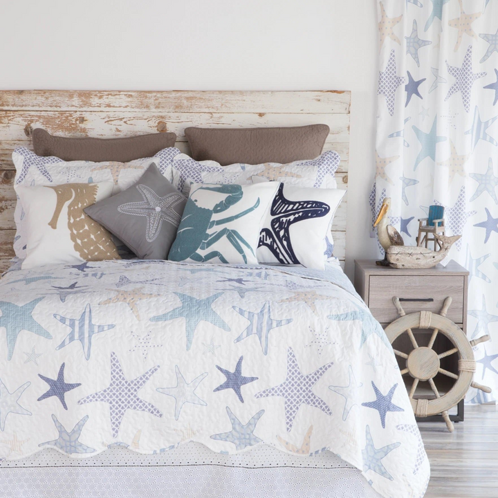 Nautical Starfish Quilt Set