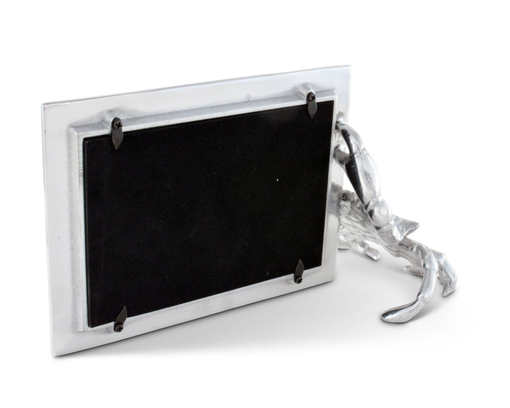 Aluminum Crab Picture Frame Back - Coastal Compass Home Decor