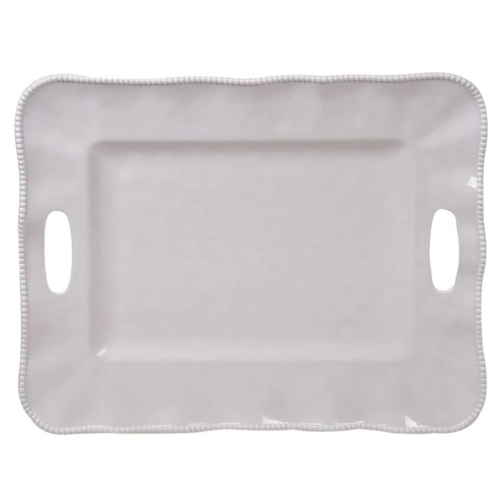 Tide Cream Rectangular Tray • Coastal Compass Home Decor