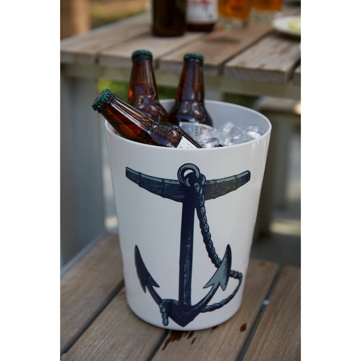Crimshaw Waste Basket • Coastal Compass Home Decor