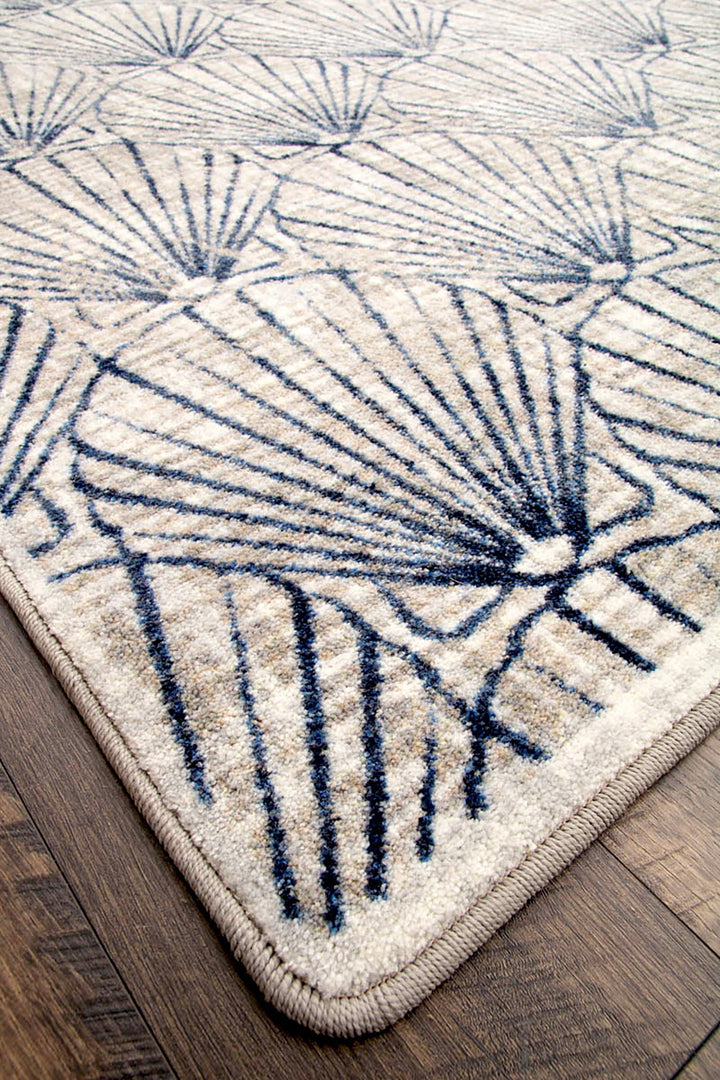Deco Shells Rug.Coastal Compass Home Decor
