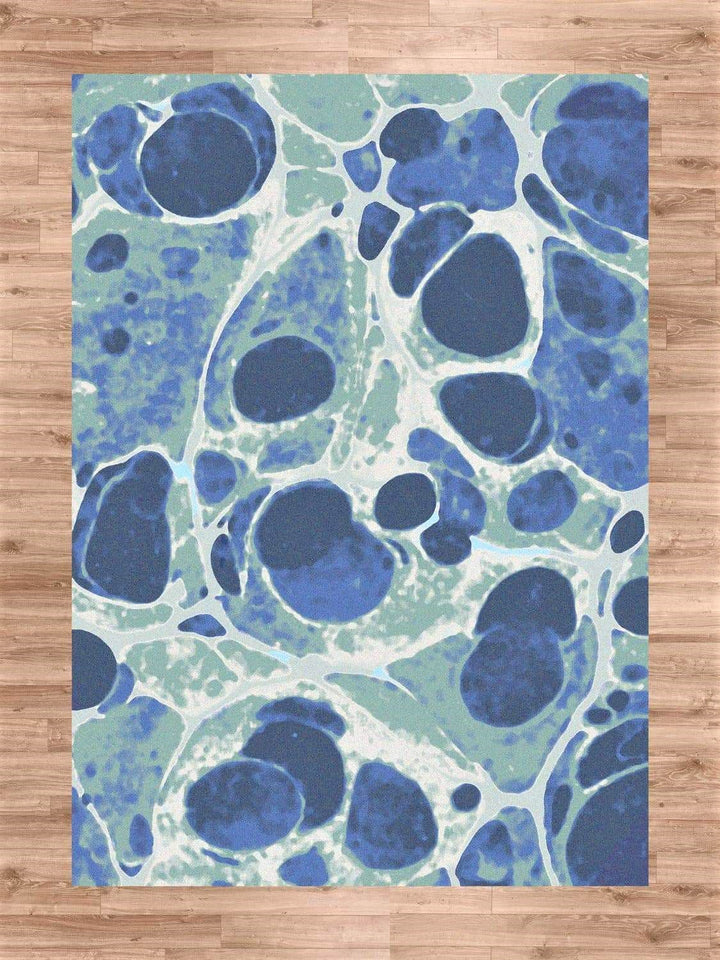 Deep Sea Foam Area Rug - Made in the USA - The Coastal Compass Home Decor