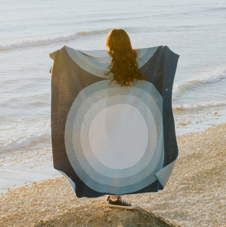 Eco Circle Throw Blanket • Coastal Compass Home Decor