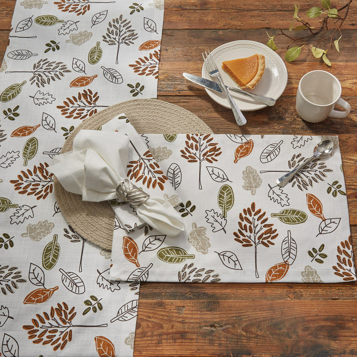 Falling Leaves Placemat Set • Coastal Compass Home Decor