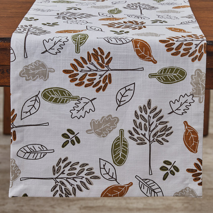Falling Leaves Table Runner • Coastal Compass Home Decor