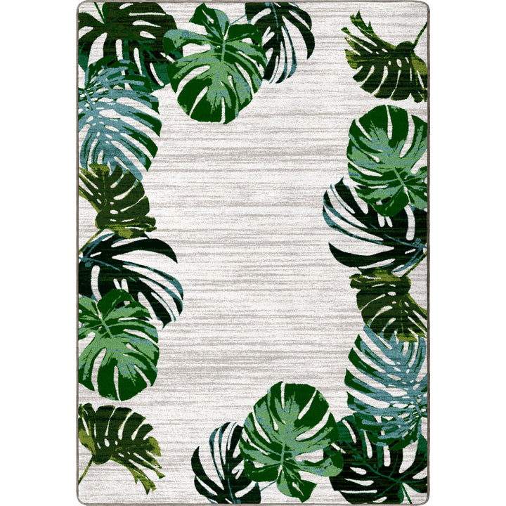Monstera Leaves Rug • Coastal Compass Home Decor