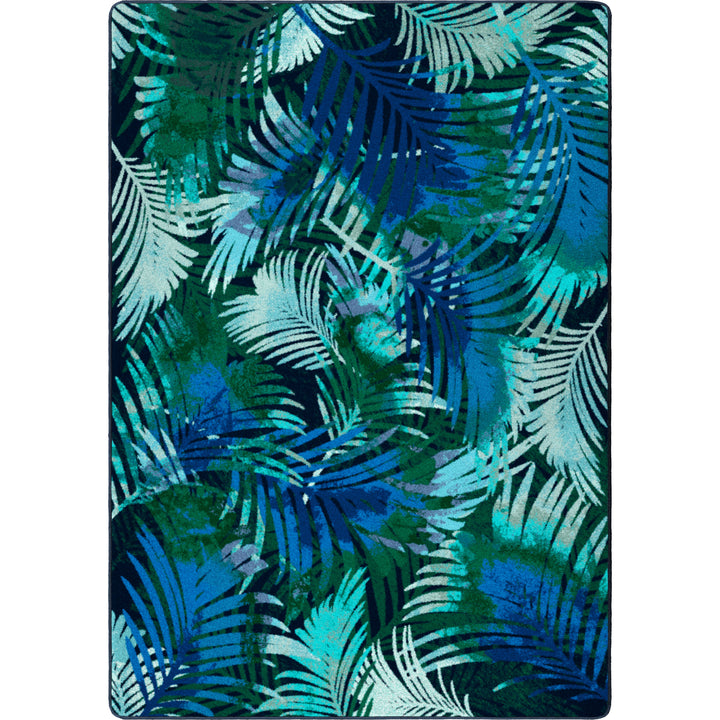 Palm Leaves Rug - Coastal Compass Home Decor