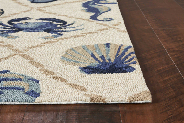 Sea Creature Area Rug | Coastal Compass Home Decor