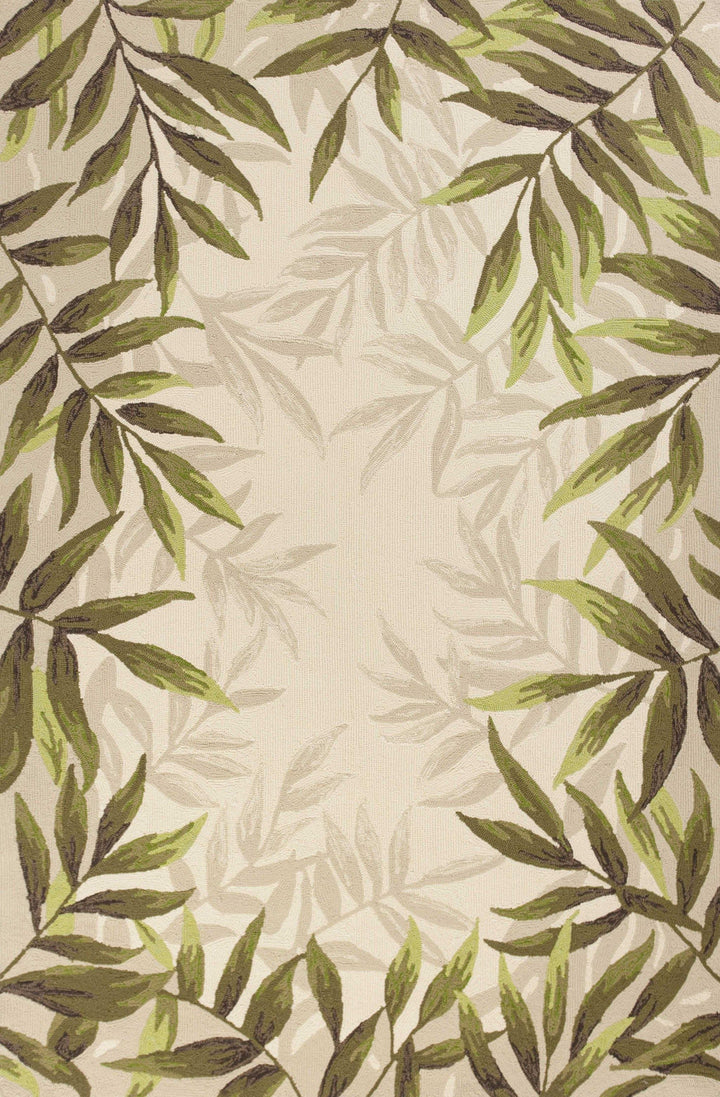 Leaf Sand Area Rug | Coastal Compass