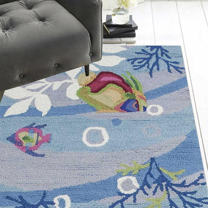 Under The Sea Runner Area Rug | Coastal Compass