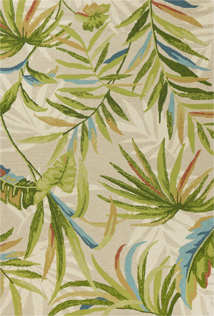 Green Leaf Area Rug | Coastal Compass