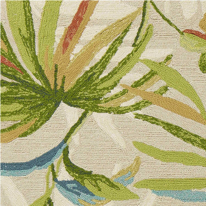 Green Leaf Area Rug | Coastal Compass  Edit alt text