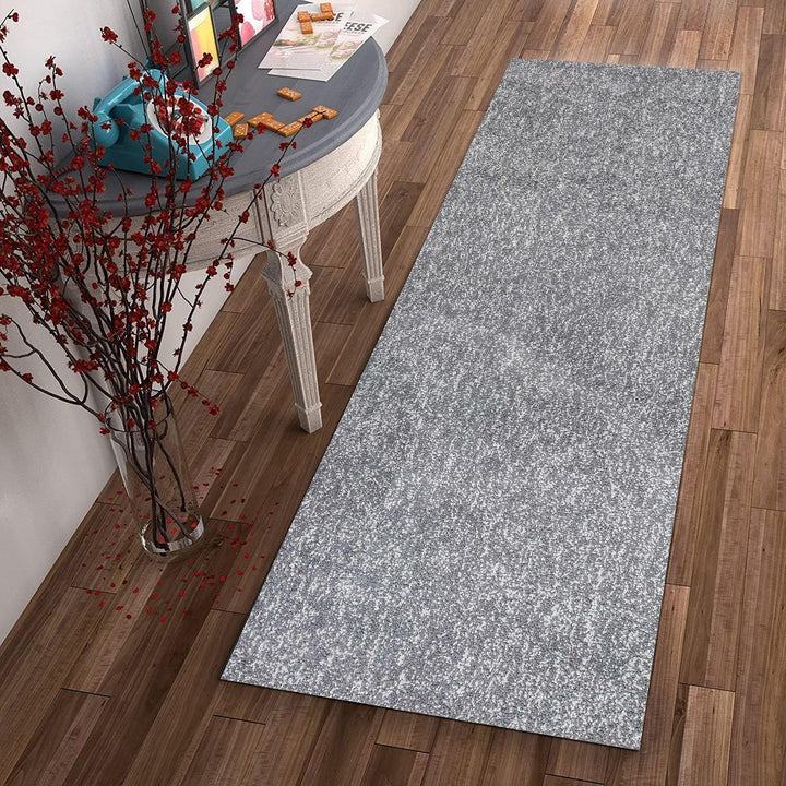 Grey Heather Runner Area Rug | Coastal Compass