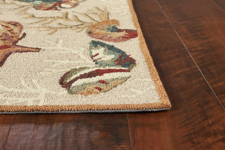 Shells Beige Area Rug • Coastal Compass Home Decor