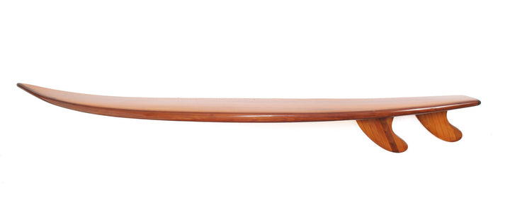 Half Surfboard Shelf - Natural Wood -  Coastal Compass Home Decor