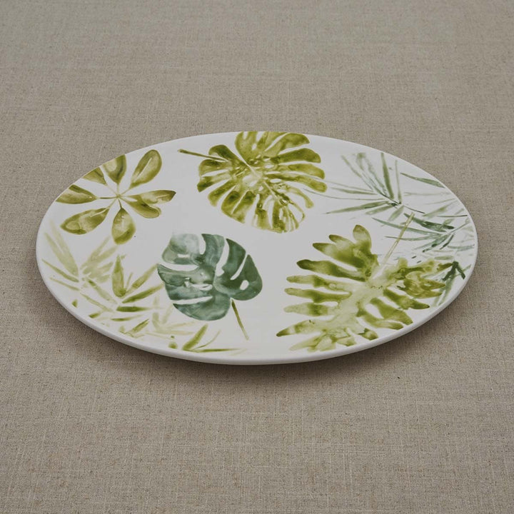 Tropical Leaver Serving Plate - The Coastal Compass Home Decor