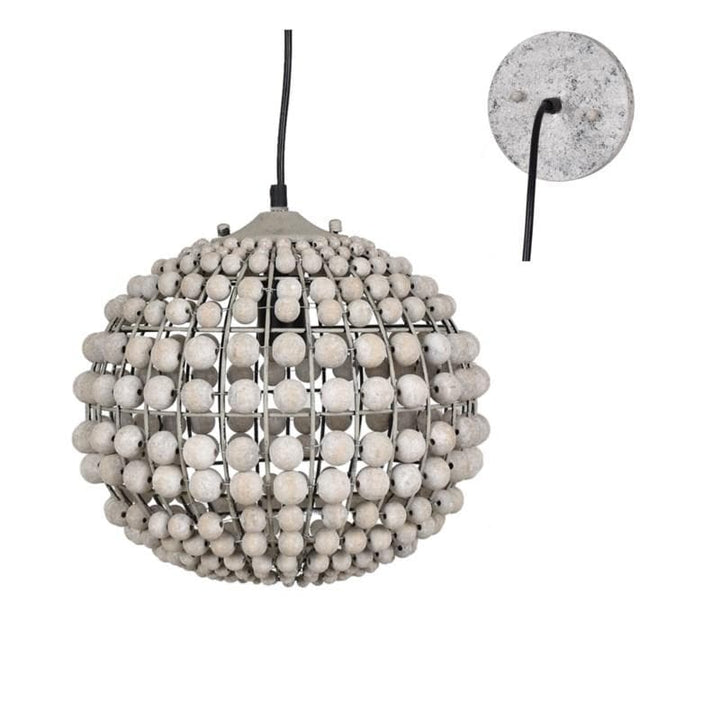 Lauren Wire Beaded Pendant Lighting - The Coastal Compass Home Decor