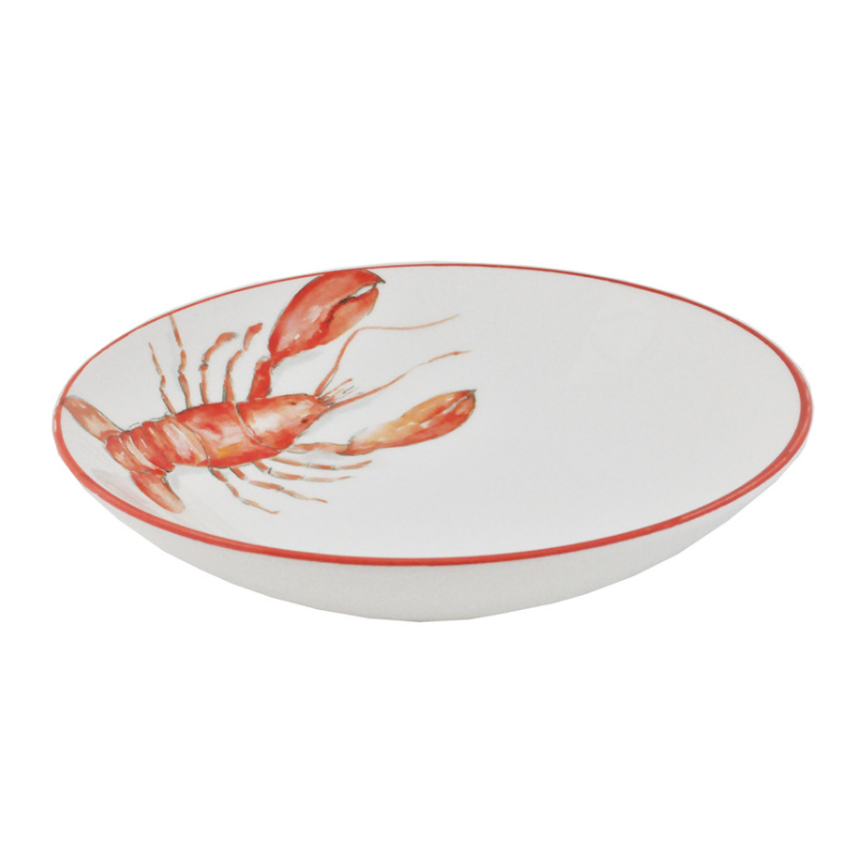 Lobster Soup Bowl - Set/6 | Coastal Compass Home Decor