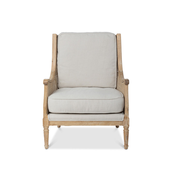 Marley Cane Back Wing Chair • Coastal Compass Home Decor