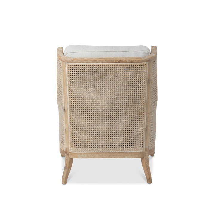 Marley Cane Back Wing Chair • Coastal Compass Home Decor
