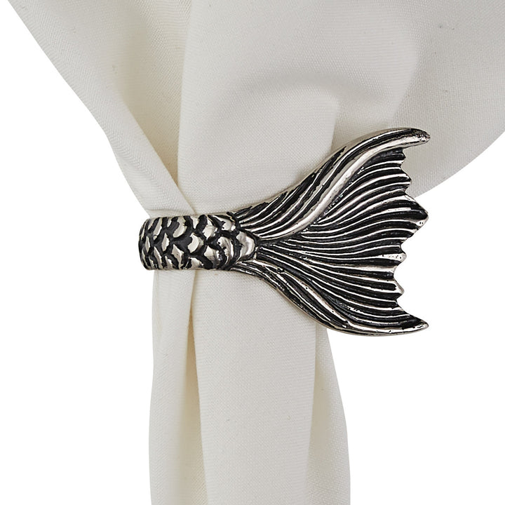 Mermaid Napkin Ring Set • Coastal Compass Home Decor