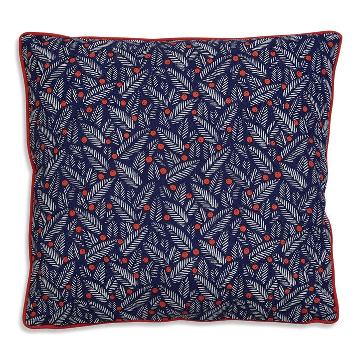 MERRY CHRISTMAS Reversible Throw Pillow | Coastal Compass Home Decor