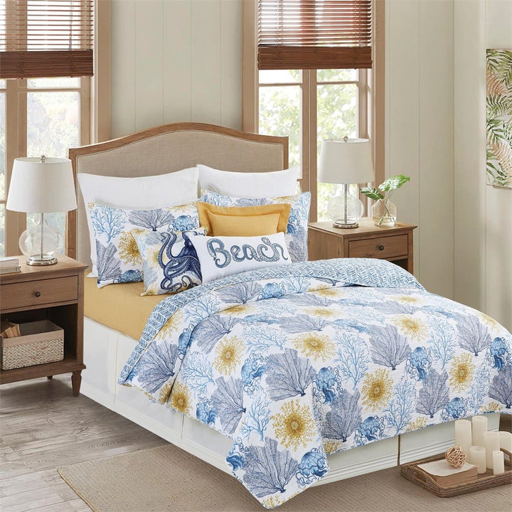 Misty Ocean Quilt Set - The Coastal Compass Home Decor