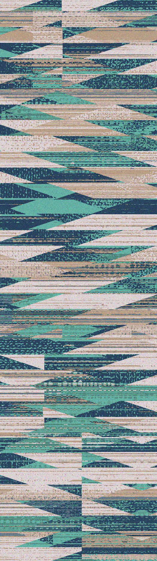 Earth Blue Aztec Rug • Coastal Compass Home Decor