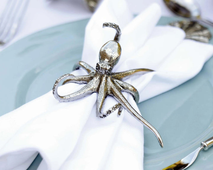 Octopus Napkin Ring • Coastal Compass Home Decor