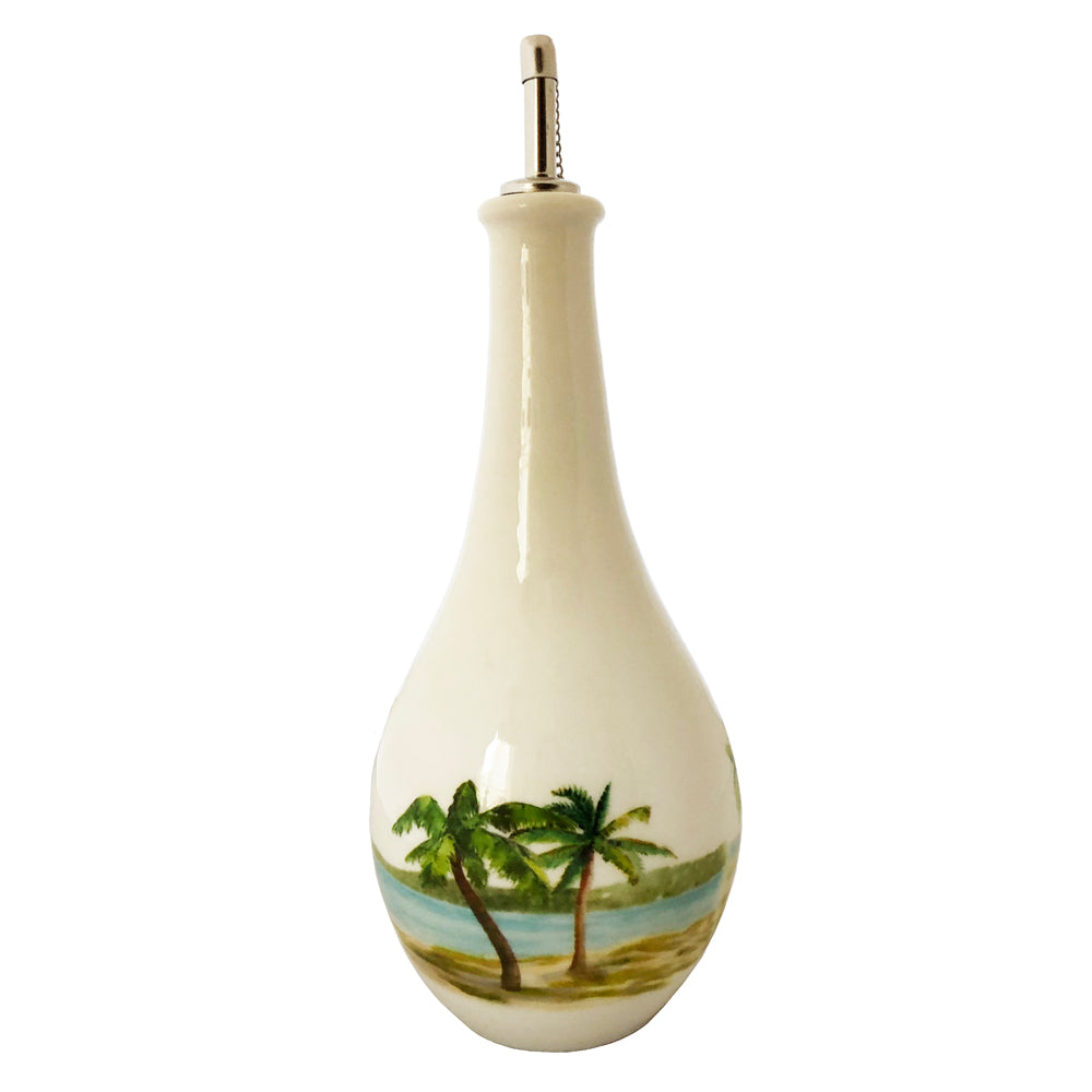 Palm Breeze Oil Bottle | Coastal Compass Home Decor