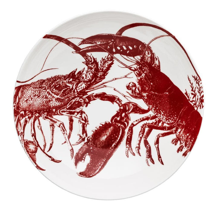 Red Lobster Bone China Serving Dish - The Coastal Compass Home Decor