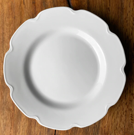 White Grace Buffet Plate