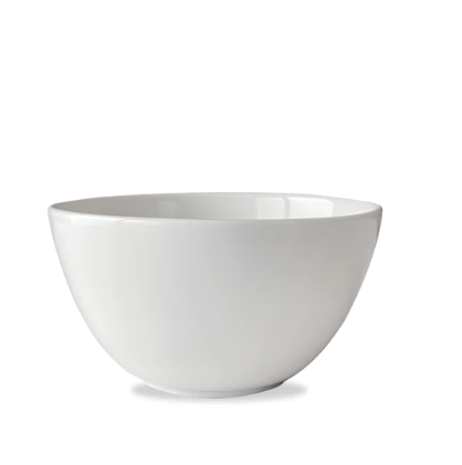 White Grace Tall Cereal Bowl • Coastal Compass Home Decor