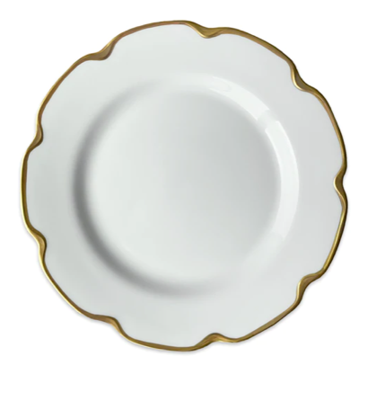 Gold Grace Buffet Plate • Coastal Compass Home Decor